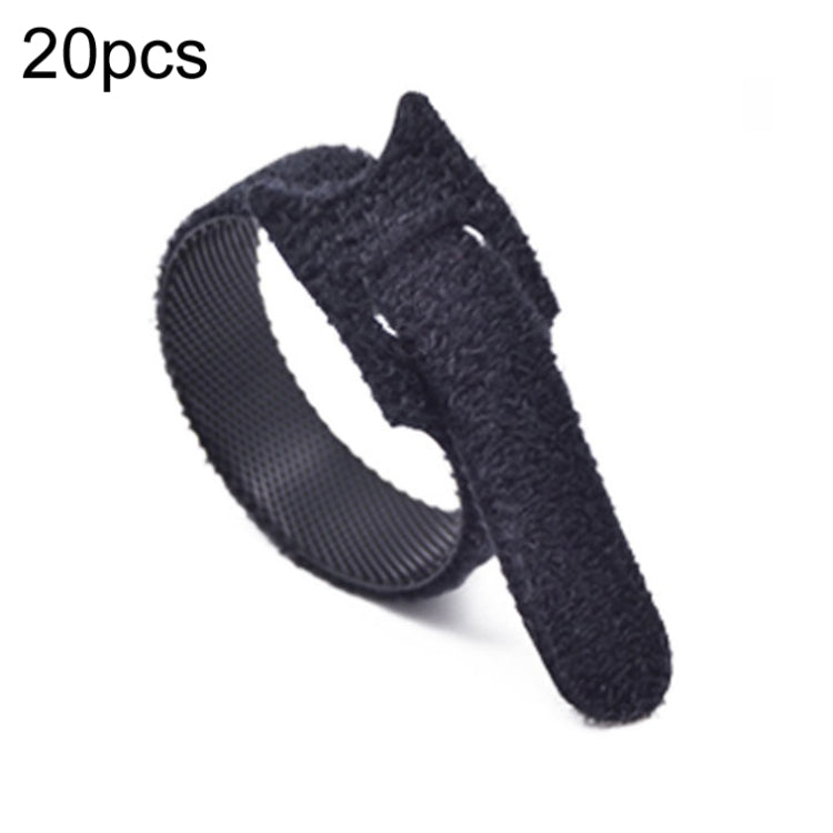 20pcs Nylon Fixed Packing Tying Strap Data Cable Storage Bundle, Model: 12 x 150mm Black - Cable Organizer by PMC Jewellery | Online Shopping South Africa | PMC Jewellery | Buy Now Pay Later Mobicred