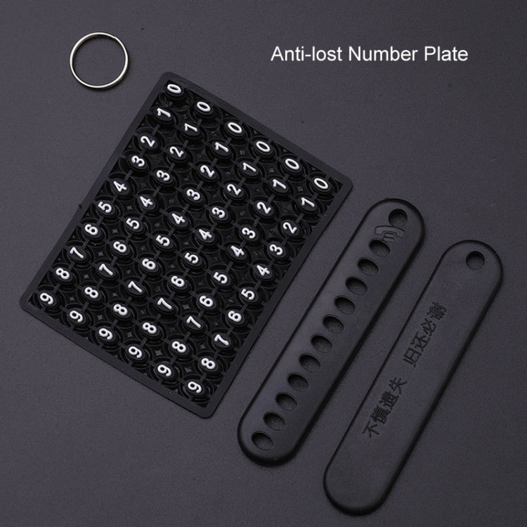 For Suzuki B Car Key Cover Multifunctional Keychain Anti-lost Number Plate - free shipping - PMC TechLife - Order now!