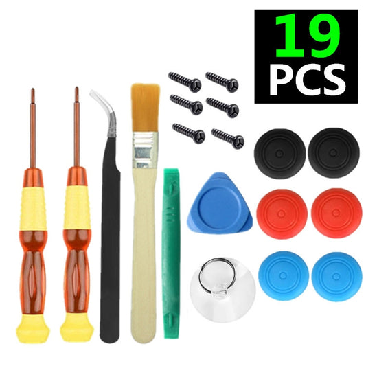 19 In 1 Kit For Nintendo Switch Joycon Joystick Thumb Stick Repair Tool - Switch Spare Parts by PMC Jewellery | Online Shopping South Africa | PMC Jewellery | Buy Now Pay Later Mobicred