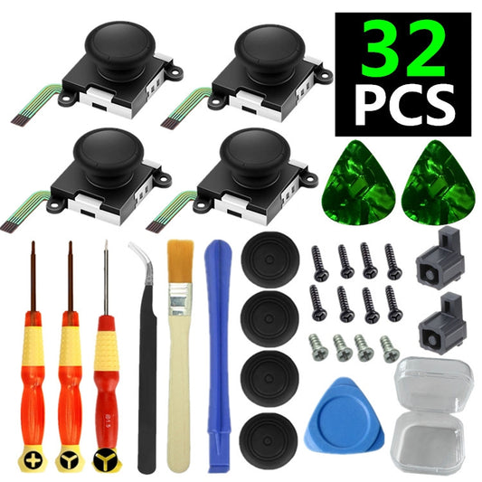 32 In 1 Kit For Nintendo Switch Joycon Joystick Thumb Stick Repair Tool - Switch Spare Parts by PMC Jewellery | Online Shopping South Africa | PMC Jewellery | Buy Now Pay Later Mobicred