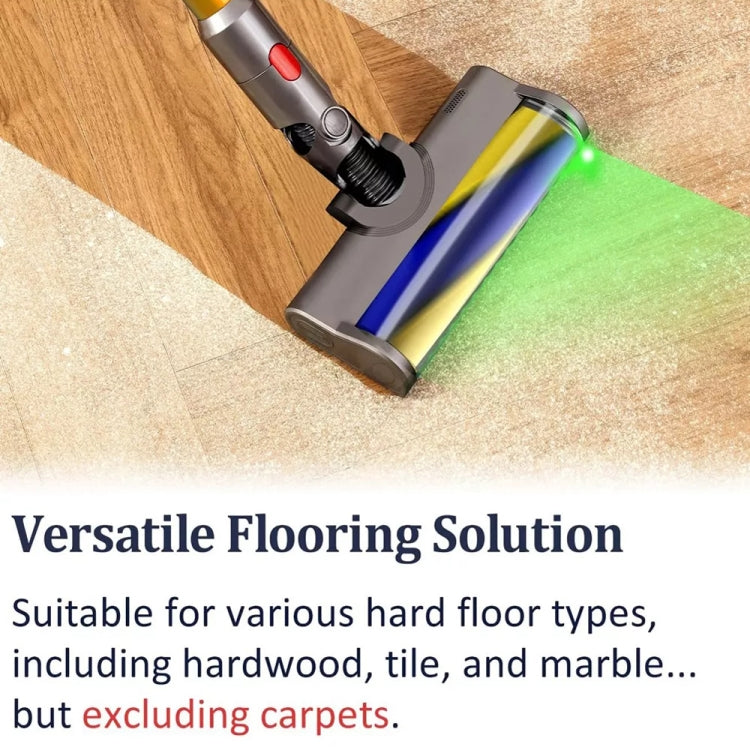 For Dyson Gen5  Vacuum Cleaner Soft Brush Head With Green Light Dust Display Lamp - Dyson Accessories by PMC TechLife | Online Shopping South Africa | PMC TechLife