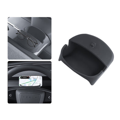 For 2024 Tesla Model 3 Steering Wheel Silicone Phone Holder - Stowing Tidying by PMC Jewellery | Online Shopping South Africa | PMC Jewellery | Buy Now Pay Later Mobicred