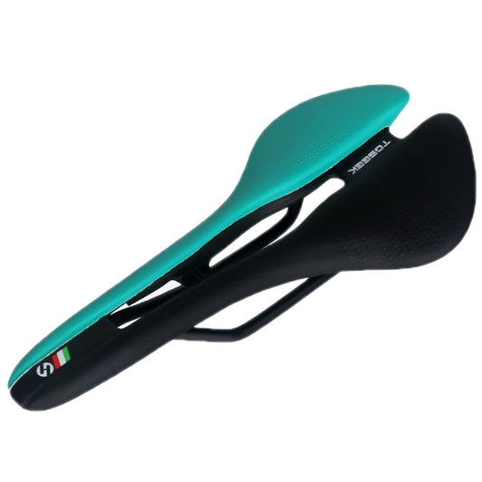 TOSEEK Mountain Bike Saddle Road Bicycle Seat Accessories, Color: Black Green - Bicycle Saddle by TOSEEK | Online Shopping South Africa | PMC Jewellery | Buy Now Pay Later Mobicred