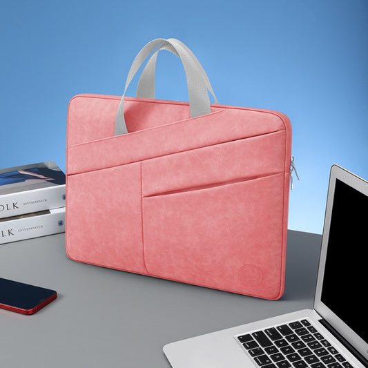 BUBM Portable Computer Bag Notebook Business Travel Bag, Size: 15 inch(Pink) - 15 inch by BUBM | Online Shopping South Africa | PMC Jewellery | Buy Now Pay Later Mobicred