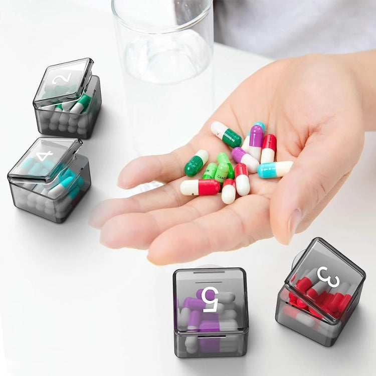 Monthly Pill Organizer 30 Days Pill Box Easy-Open Large Capacity Medicine Case(Black) - free shipping - PMC TechLife - Order now!