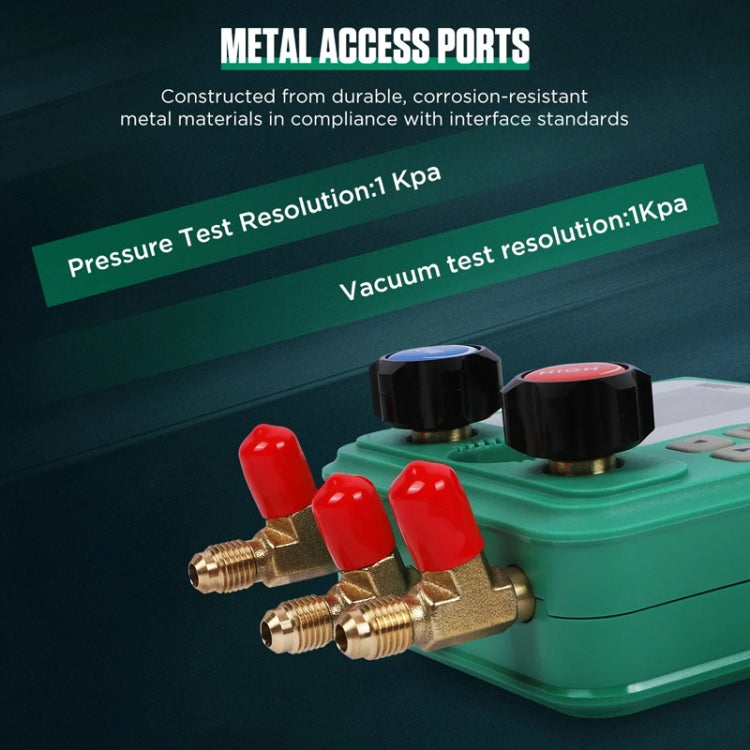 11pcs / Set DUOYI DY523 Automotive Vacuum Pressure Gauge Liquid Charge Fluorine Repair Electronic Refrigerant Meter - Electronic Test by DUOYI | Online Shopping South Africa | PMC Jewellery | Buy Now Pay Later Mobicred