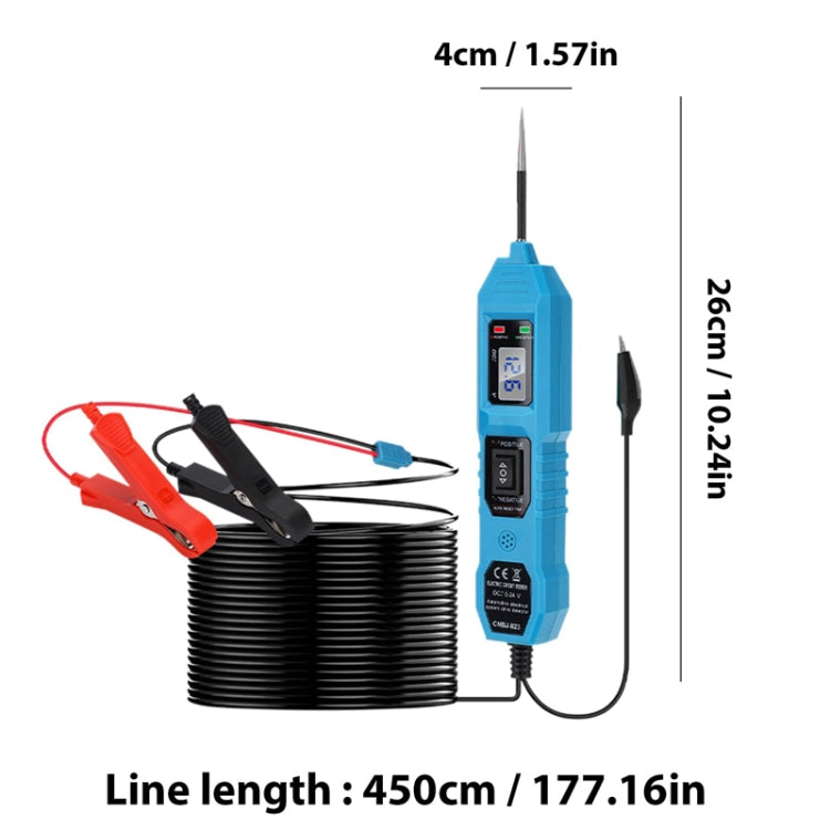 MZ-823 Vehicle Circuit Diode Tester Multifunctional Drive Detectors - Electronic Test by PMC Jewellery | Online Shopping South Africa | PMC Jewellery | Buy Now Pay Later Mobicred