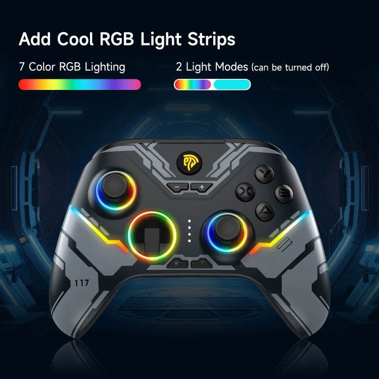 EasySMX X15 Hall Joystick Trigger RGB Wireless Gamepad(Starry Sky) - Gamepads by EasySMX | Online Shopping South Africa | PMC Jewellery | Buy Now Pay Later Mobicred