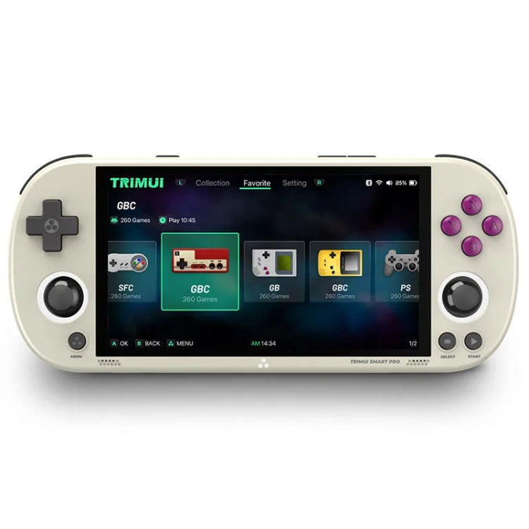 Trimui Smart Pro 4.96 Inch IPS Screen Handheld Game Console Open Source Linux System 64G(Grey) - free shipping - PMC Jewellery - Order now!
