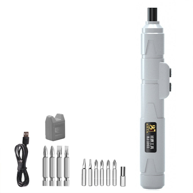 12pcs /Set Pen-Type Micro Precision Electric Screwdriver Set Mini Mobile Phone Watch Screwdriver - Screwdriver by PMC TechLife | Online Shopping South Africa | PMC TechLife | Buy Now Pay Later Mobicred