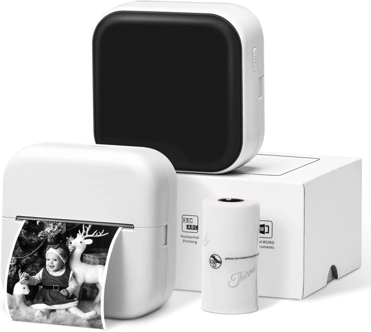 Phomemo M02X Inkless Pocket Printer Bluetooth Thermal Portable Sticker Maker Machine(White) - free shipping - PMC TechLife - Order now!