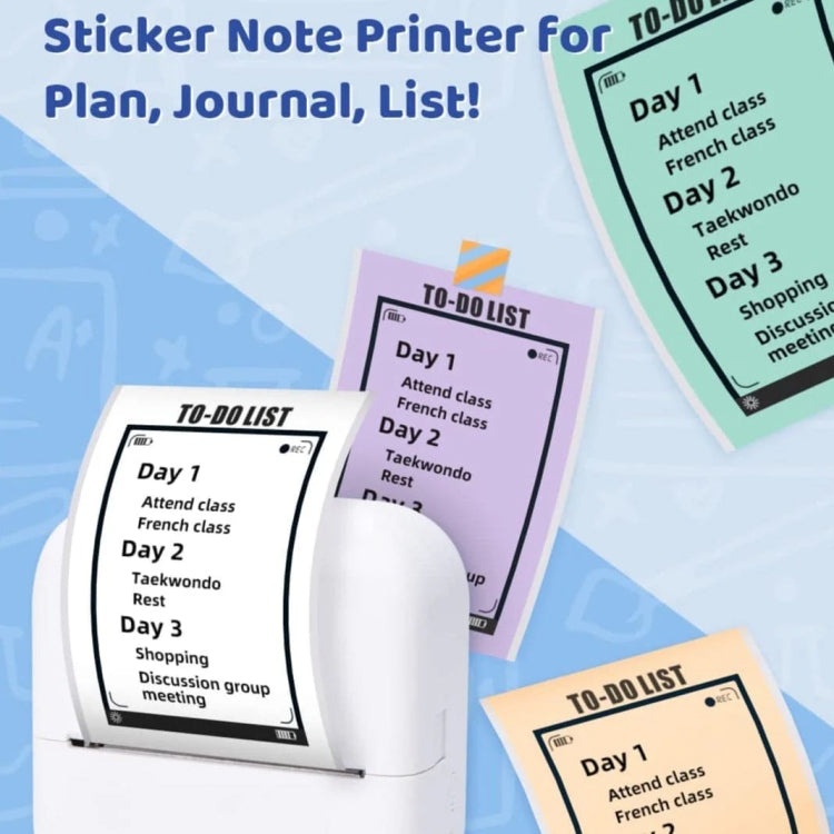 Phomemo M02X Inkless Pocket Printer Bluetooth Thermal Portable Sticker Maker Machine(White) - free shipping - PMC TechLife - Order now!