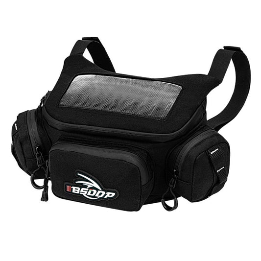 BSDDP Motorcycle Front Bag Waterproof Multifunctional Riding Waist Bag(White Label) - Bags & Luggages by BSDDP | Online Shopping South Africa | PMC Jewellery | Buy Now Pay Later Mobicred