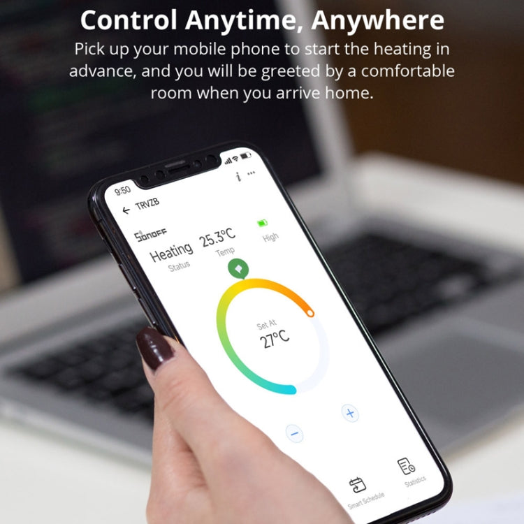 SONOFF TRVZB Zigbee Temperature Control Valve Intelligent Heating Anti-freezing APP Remote Control - Other Accessories by SONOFF | Online Shopping South Africa | PMC Jewellery | Buy Now Pay Later Mobicred