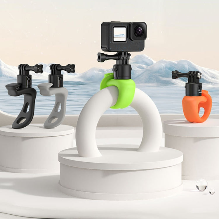 TELESIN TLQ-005 Elastic Quick Release Stand Multi-functional Fixed Silicone Strap Accessories(Black) - Holder by TELESIN | Online Shopping South Africa | PMC TechLife | Buy Now Pay Later Mobicred