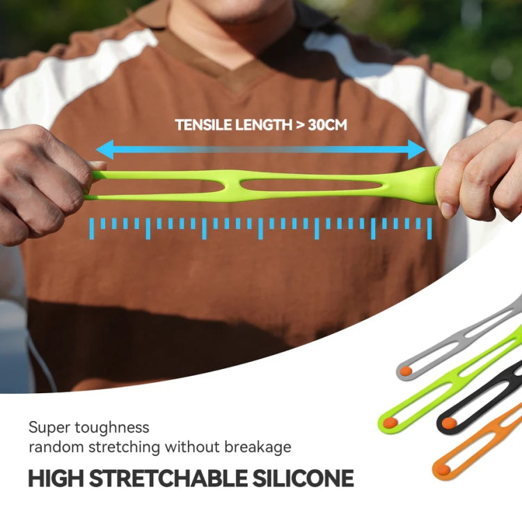 TELESIN TLQ-005 Elastic Quick Release Stand Multi-functional Fixed Silicone Strap Accessories(Black) - Holder by TELESIN | Online Shopping South Africa | PMC TechLife | Buy Now Pay Later Mobicred