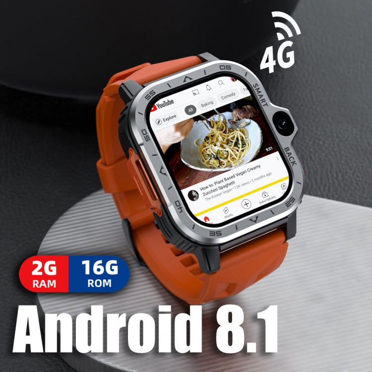 LOKMAT APPLLP 4 MAX 2.02-inch Android 8.1 Full Network Wifi Card Bluetooth Smart Watch(Navy Blue) - Smart Watches by LOKMAT | Online Shopping South Africa | PMC Jewellery | Buy Now Pay Later Mobicred