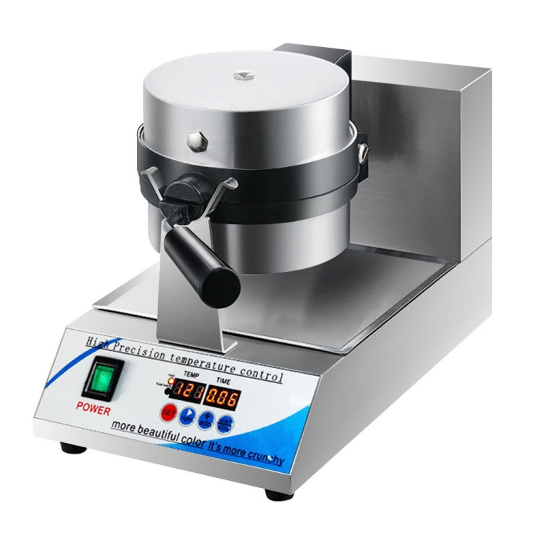1200W  Commercial Waffle Maker Stainless Steel Rotatable Waffle Machine UK Plug - free shipping - PMC TechLife - Order now!