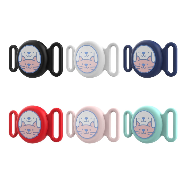 For AirTag Pet Collar Locator Silicone Life Waterproof Protective Case(Deep Blue) - Pet Series by PMC TechLife | Online Shopping South Africa | PMC TechLife | Buy Now Pay Later Mobicred