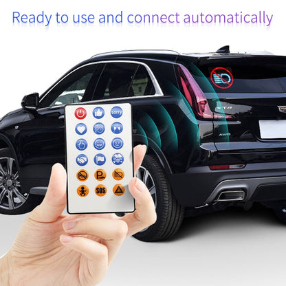 HI.GROOM Car LED Customized Pixel Emoji Lights Bluetooth Remote Control Interactive AI Screen, Style: No Remote Control - Car Monitor by HI.GROOM | Online Shopping South Africa | PMC Jewellery | Buy Now Pay Later Mobicred