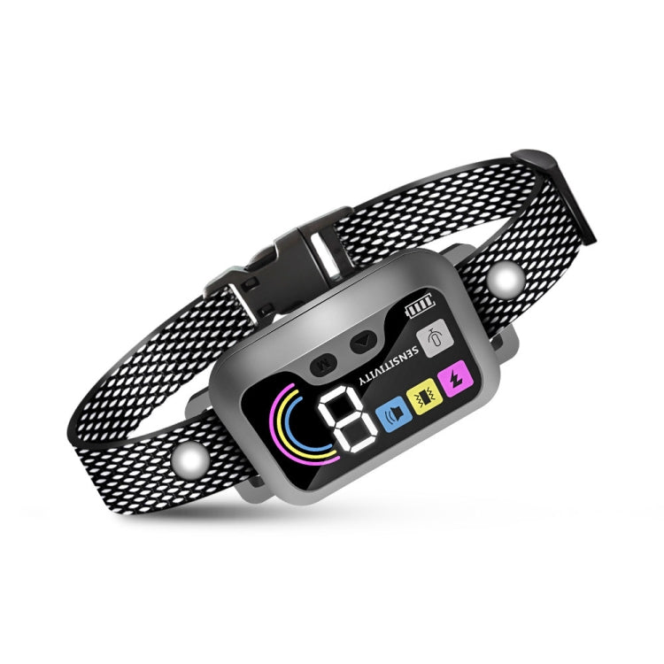 Color Screen Stop Bark Dog Trainer Anti Barking Pet Supplies(Dark Gray) - Training Aids by PMC TechLife | Online Shopping South Africa | PMC TechLife | Buy Now Pay Later Mobicred