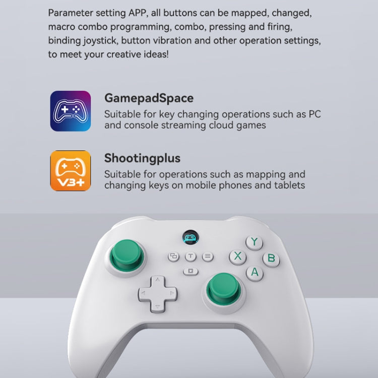 Z03 Wireless Bluetooth Game Controller For Switch / IOS / Android / PC / PS3 / PS4, Spec: White+Bracket - Gamepads by PMC Jewellery | Online Shopping South Africa | PMC Jewellery | Buy Now Pay Later Mobicred