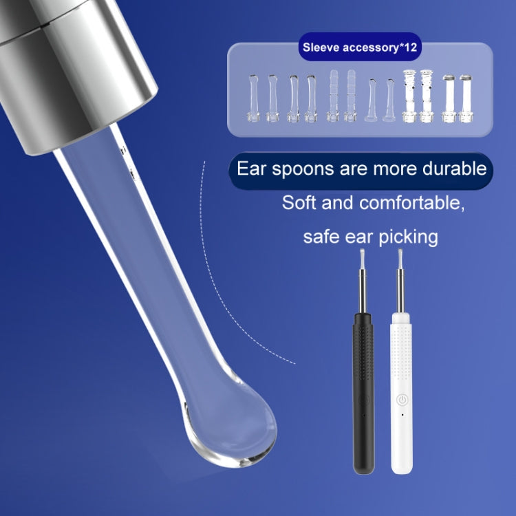 Household Visual Ear Excavator High-Definition Ear Wax Removal Picking Stick(Black) - Ear Care Tools by PMc TechLife | Online Shopping South Africa | PMc TechLife | Buy Now Pay Later Mobicred