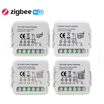 4CH Zigbee Smart Switch Module For Alexa / Google Home / Tuya Smart Life APP - Smart Switch by PMC Jewellery | Online Shopping South Africa | PMC Jewellery | Buy Now Pay Later Mobicred