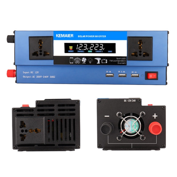1200W/12V24V Convert To 220V Dual Voltage Modified Sine Wave Inverter - free shipping - PMC TechLife - Order now!
