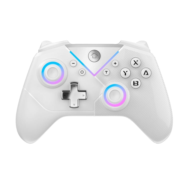 CM-617  Wireless Bluetooth Game Controller for Switch / Android / IOS / PC / Smart TV(Colorful White) - Gamepads by PMC Jewellery | Online Shopping South Africa | PMC Jewellery | Buy Now Pay Later Mobicred