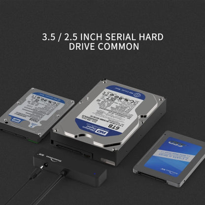 Blueendless US35 USB3.0 To SATA Adapter 2.5 / 3.5-Inch Hard Drive SSD Reader, Spec: USB3.0 12V2A - USB to IDE / SATA by Blueendless | Online Shopping South Africa | PMC Jewellery | Buy Now Pay Later Mobicred