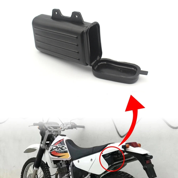 For Suzuki DR250 Off-Road Motorcycle Saving Tool Box(Black) - Bags & Luggages by PMC Jewellery | Online Shopping South Africa | PMC Jewellery | Buy Now Pay Later Mobicred