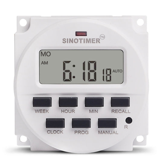 SINOTIMER TM618N-6V 7 Days Weekly Programmable Digital Electronic Timer Switch - Switch by SINOTIMER | Online Shopping South Africa | PMC Jewellery | Buy Now Pay Later Mobicred