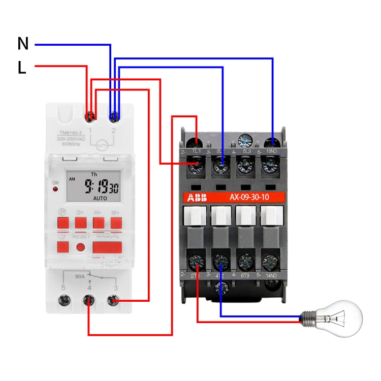 SINOTIMER TM919B-4 12V 30A Programmable Digital Timer Switch Automatic Cycle Timing Controller - Switch by SINOTIMER | Online Shopping South Africa | PMC Jewellery | Buy Now Pay Later Mobicred