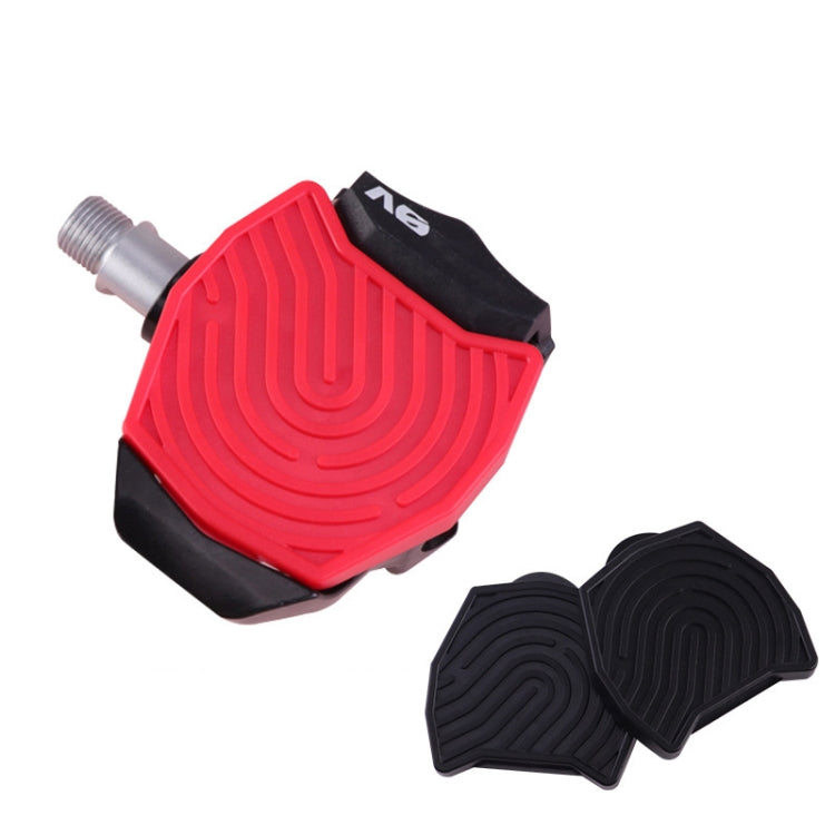 For Peloton Venzo Spinning Bike Locking Pedal To Flat Pedal Conversion Plate(Red) - Pedals by PMC TechLife | Online Shopping South Africa | PMC TechLife | Buy Now Pay Later Mobicred