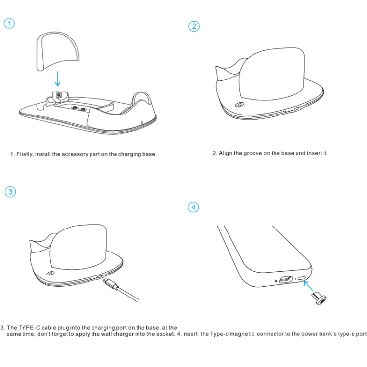 For Apple Vision Pro VR Helmet Wireless Charging Dock 30W Fast Charging Base US Plug - VR Accessories by PMC TechLife | Online Shopping South Africa | PMC TechLife | Buy Now Pay Later Mobicred