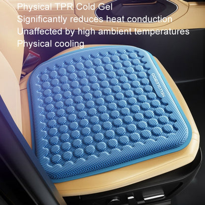 HELLOLEIBOO Car Gel Ice Cushion Four Seasons Universal Breathable Seat Cushion, Color: Double Layer Black - Seat Accessories by HELLOLEIBOO | Online Shopping South Africa | PMC Jewellery | Buy Now Pay Later Mobicred