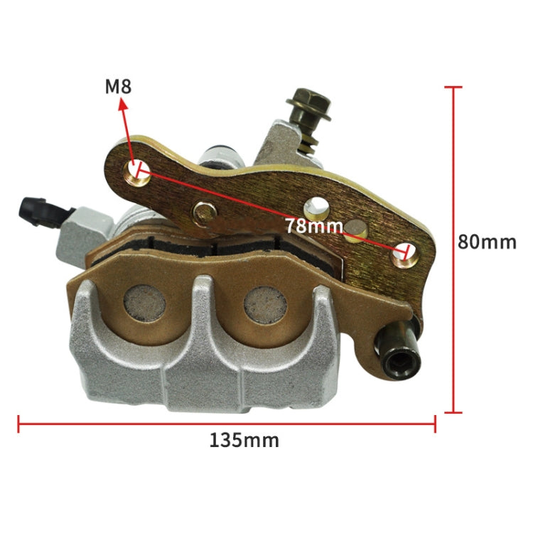 For Kawasaki Lower Pump Disc Brake Assembly(Left) - Motorbike Brakes by PMC Jewellery | Online Shopping South Africa | PMC Jewellery | Buy Now Pay Later Mobicred