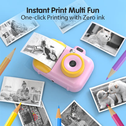 2.4-Inch Smart Digital Kids Thermal Printing Camera With Printing Paper, Color: 503AF Pink Focus - Children Cameras by PMC Jewellery | Online Shopping South Africa | PMC Jewellery | Buy Now Pay Later Mobicred