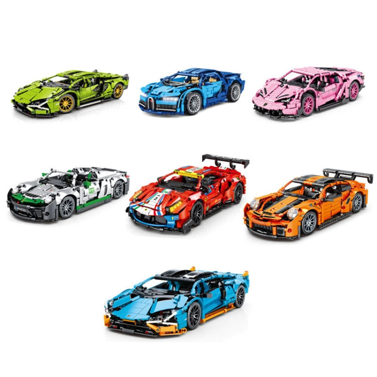 SEMBO 701950 1:14 Sports Racing Car Model Building Blocks Puzzle Assembly Children Toy - Building Blocks by SEMBO | Online Shopping South Africa | PMC Jewellery | Buy Now Pay Later Mobicred