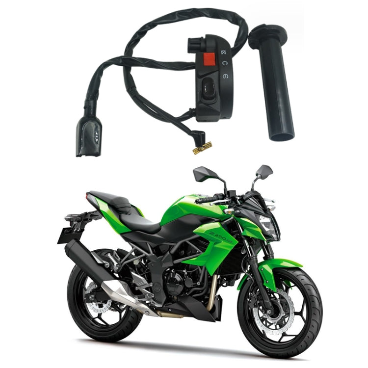 For Kawasaki Motorcycle Combination Handlebar Start Stop Switch - Electrical System by PMC TechLife | Online Shopping South Africa | PMC TechLife | Buy Now Pay Later Mobicred