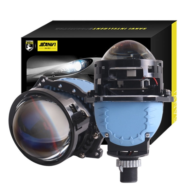 Sanvi 3-Inch LED 6000K Dual-Light Lens Car Headlight, Right-Hand Drive - LED Headlamps by Sanvi | Online Shopping South Africa | PMC Jewellery | Buy Now Pay Later Mobicred