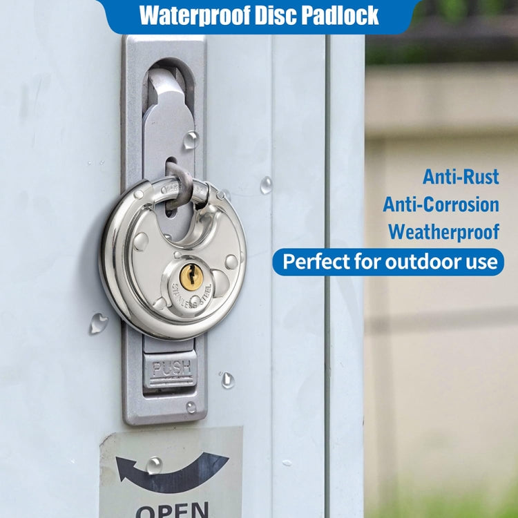 60mm Household Anti-Theft Rust-Proof And Waterproof Pure Copper Core Round Padlock - Padlocks by PMc TechLife | Online Shopping South Africa | PMc TechLife | Buy Now Pay Later Mobicred
