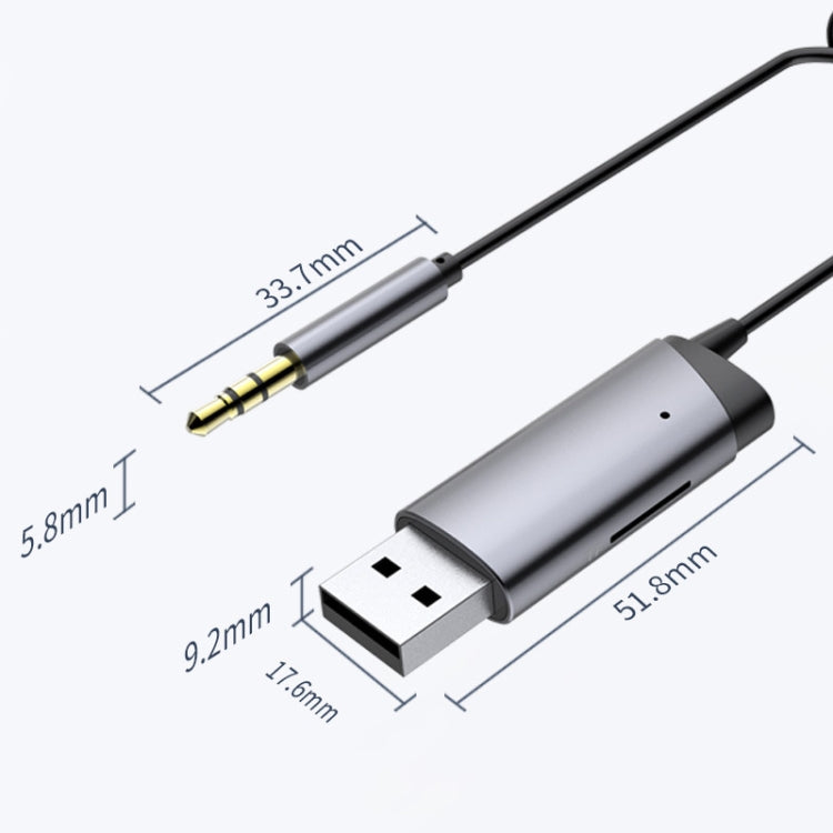 AUX Car Bluetooth Receiver Adapter 3.5mm Cell Phone Computer Connector With TF Card Slot - free shipping - PMC Jewellery - Order now!