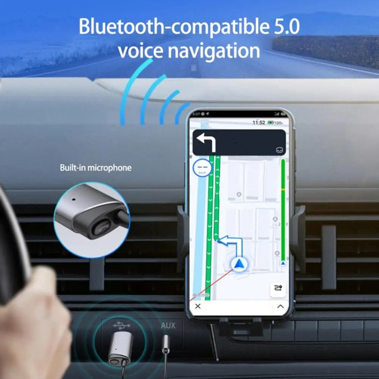 AUX Car Bluetooth Receiver Adapter 3.5mm Cell Phone Computer Connector With TF Card Slot - free shipping - PMC Jewellery - Order now!