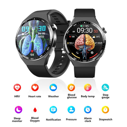 F800 Wellness Smart Watch Blood Pressure ECG Electrocardiogram SOS Alarm Pedometer Sports Watch, Color: Black Rubber - Sport Watches by PMC Jewellery | Online Shopping South Africa | PMC Jewellery | Buy Now Pay Later Mobicred