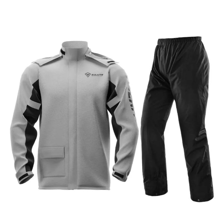 SULAITE Outdoor Motorcycle Riding Full Body Split Raincoat Suit, Size: XL(Gray) - free shipping - PMC TechLife - Order now!
