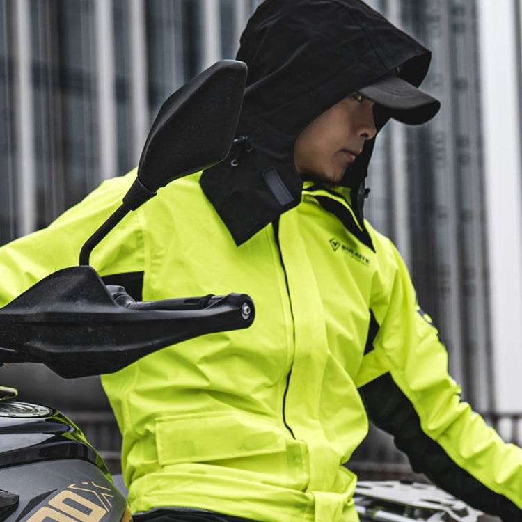 SULAITE Outdoor Motorcycle Riding Full Body Split Raincoat Suit, Size: M(Black) - Raincoat by SULAITE | Online Shopping South Africa | PMC Jewellery | Buy Now Pay Later Mobicred