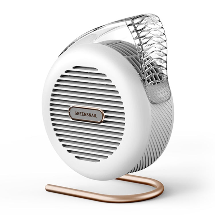 F5 USB Charging Colorful Lighting Effect Desktop Negative Ion Purification Air Fan(White) - Electric Fans by PMC TechLife | Online Shopping South Africa | PMC TechLife | Buy Now Pay Later Mobicred