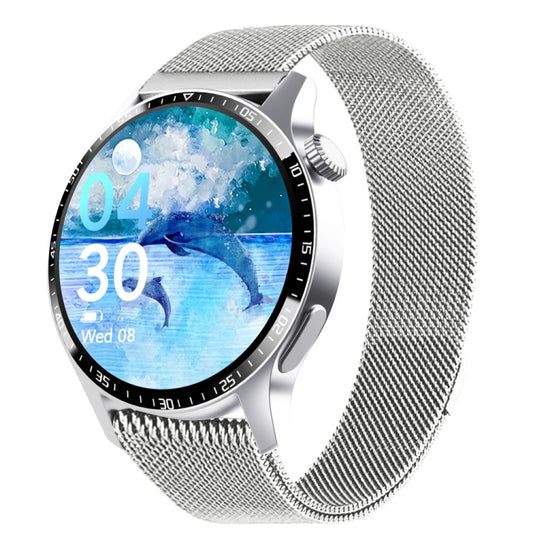 F207 Smart Watch 1.35-Inch Narrow Edge Screen Supports Bluetooth Calls / 24H Health Monitoring / 150+ Sports Modes, Color: Silver Milan - Smart Watches by PMC Jewellery | Online Shopping South Africa | PMC Jewellery | Buy Now Pay Later Mobicred